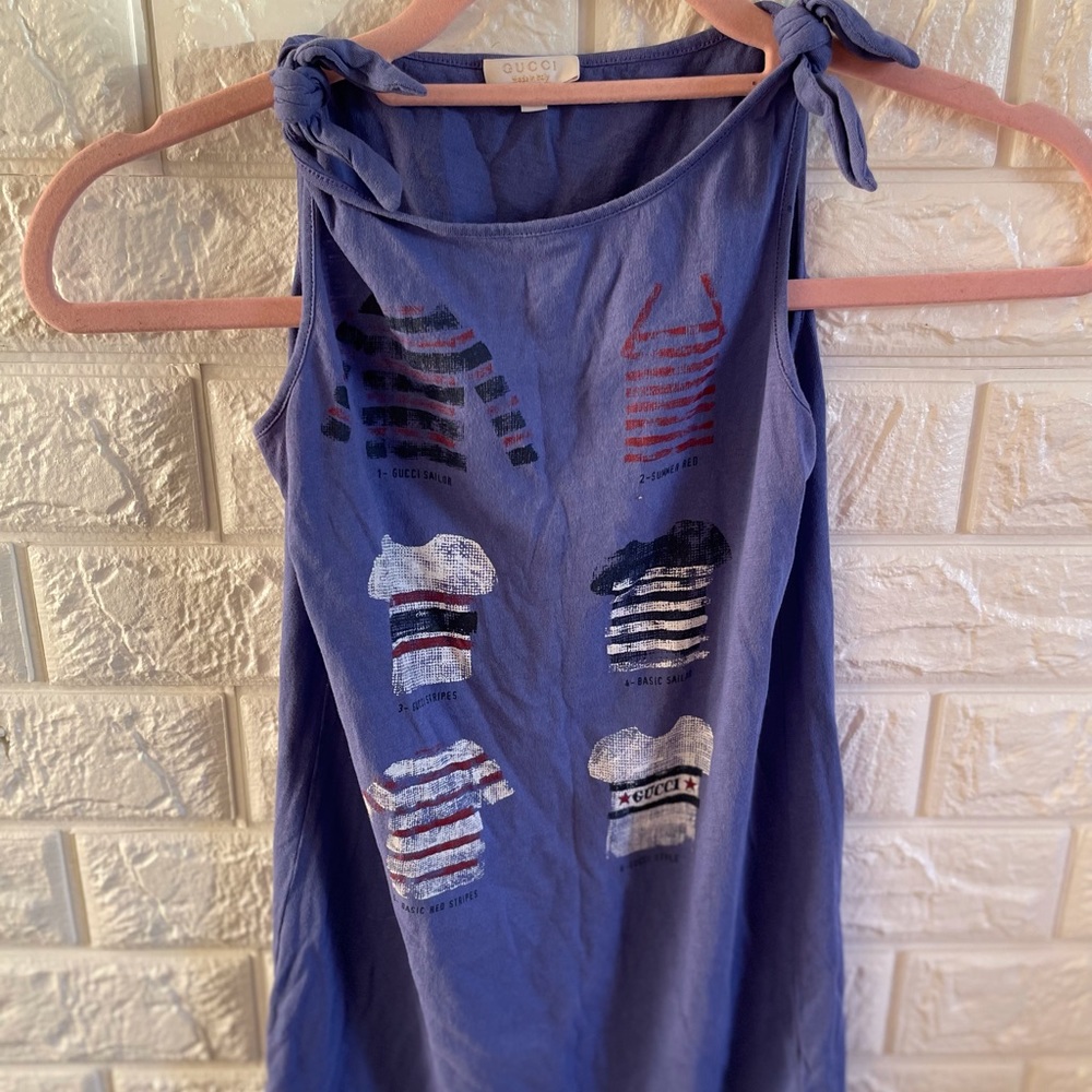 Cool Blue Gucci Tank
